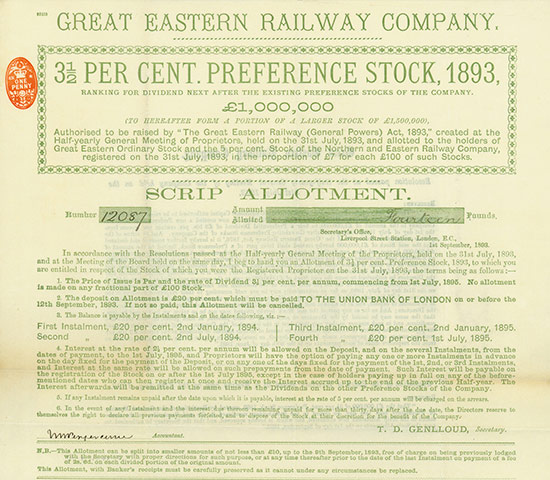 Great Eastern Railway Company