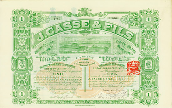 J. Casse & Fils Limited