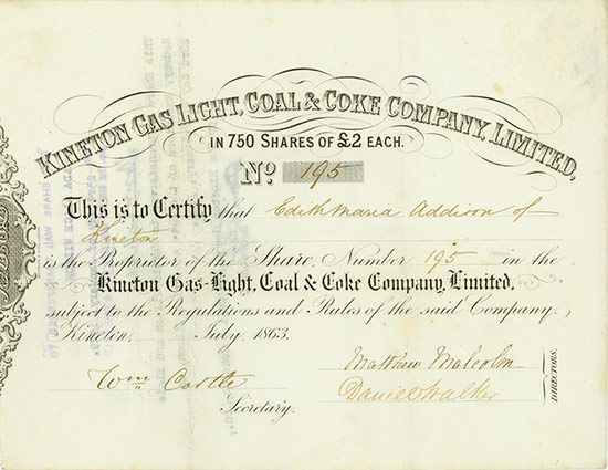 Kineton Gas Light, Coal & Coke Company, Limited