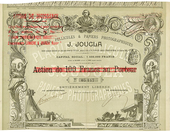 Plaques, Pellicules & Papiers Photographiques J. Joucla S.A., Paris