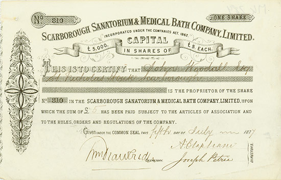 Scarborough Sanatorium & Medical Bath Company, Limited