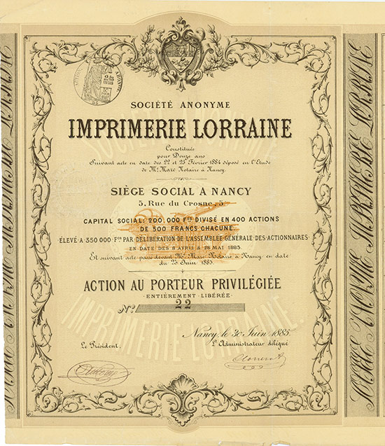 Société Anonyme Imprimerie Lorraine