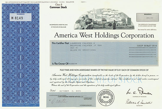 America West Holdings Corporation