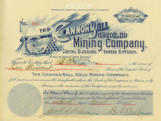 Cannon Ball Gold Mining Company