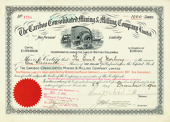 Cariboo Consolidated Mining & Milling Company Limited