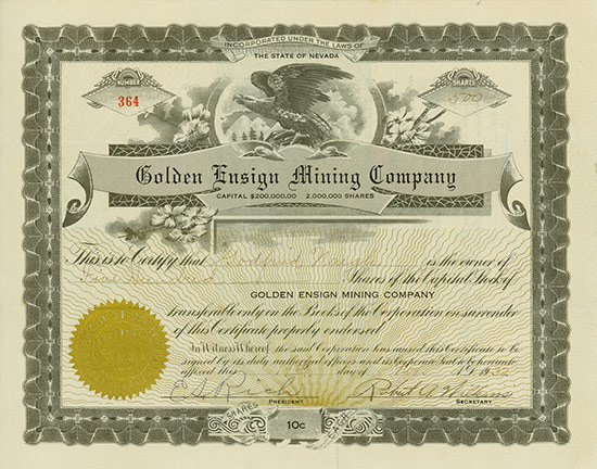 Golden Ensign Mining Company [2 Stück]