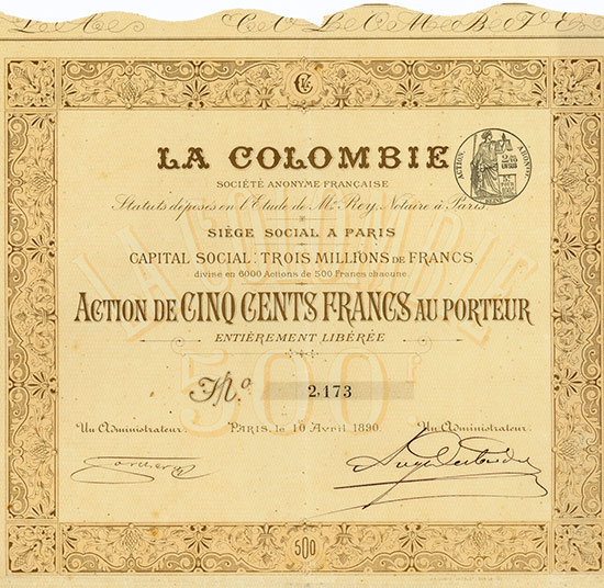 La Colombie Société Civile Française [2 Stück]
