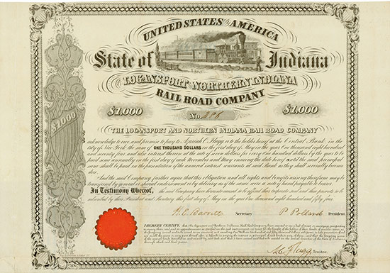 Logansport and Northern Indiana Rail Road Company