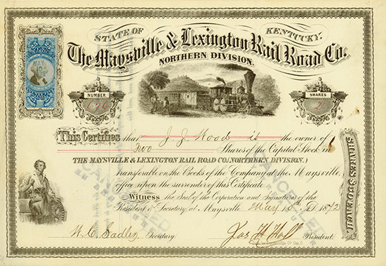 Maysville & Lexington Rail Road Company (Northern Division)