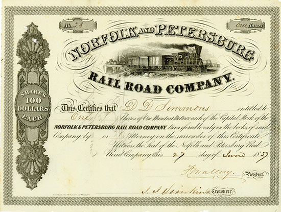 Norfolk and Petersburg Rail Road Company