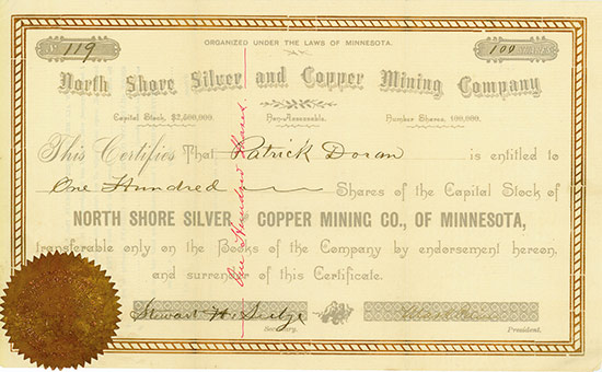 North Shore Silver and Copper Mining Company