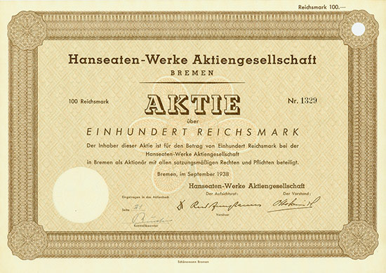 Hanseaten-Werke AG