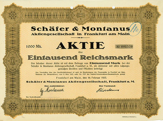 Schäfer & Montanus AG