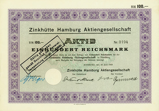 Zinkhütte Hamburg AG