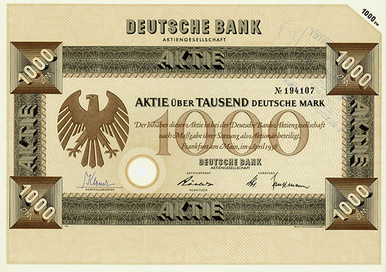 Deutsche Bank AG [3 Stück]