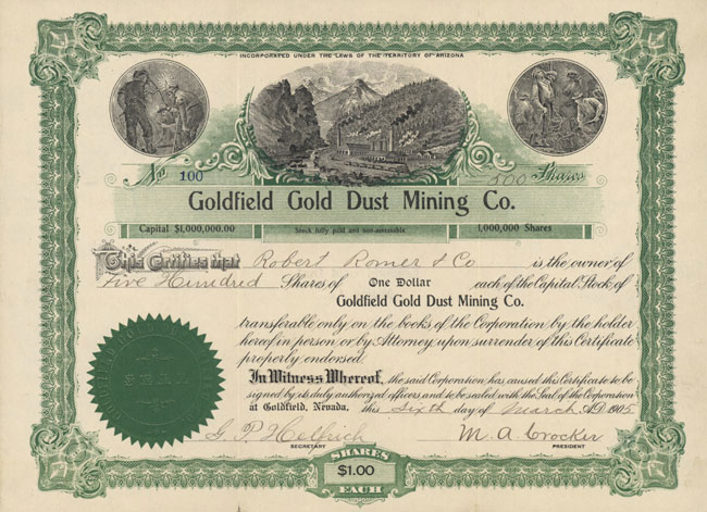 Goldfield Gold Dust Mining Co.