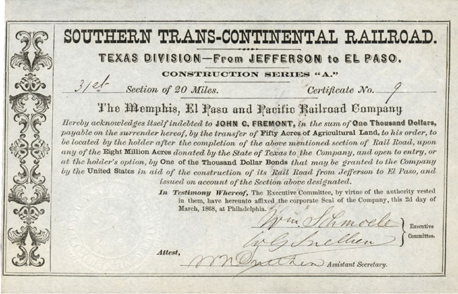 Southern Trans-Continental Railroad