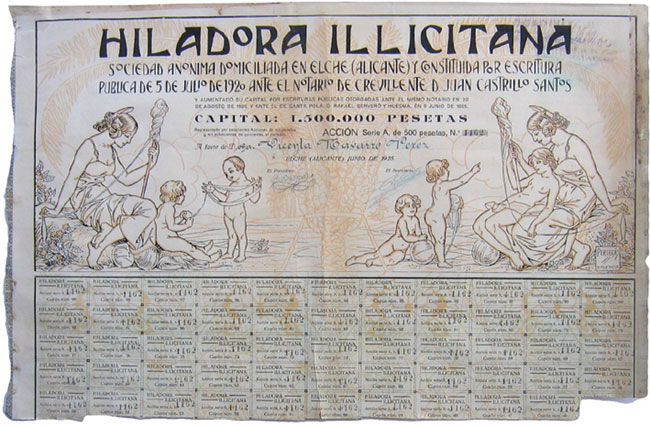 Hiladora Illicitana Sociedad Anonima Do Miciliada en Elche (Alicante)