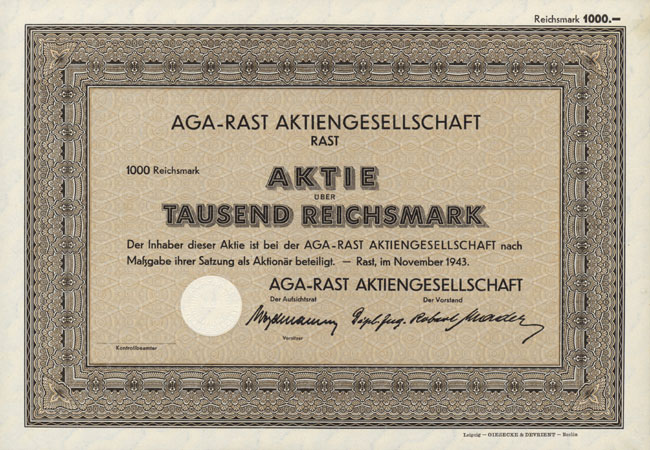AGA-Rast AG