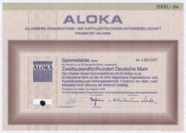 ALOKA Allgemeine Organisations- und Kapitalbeteiligungs-AG