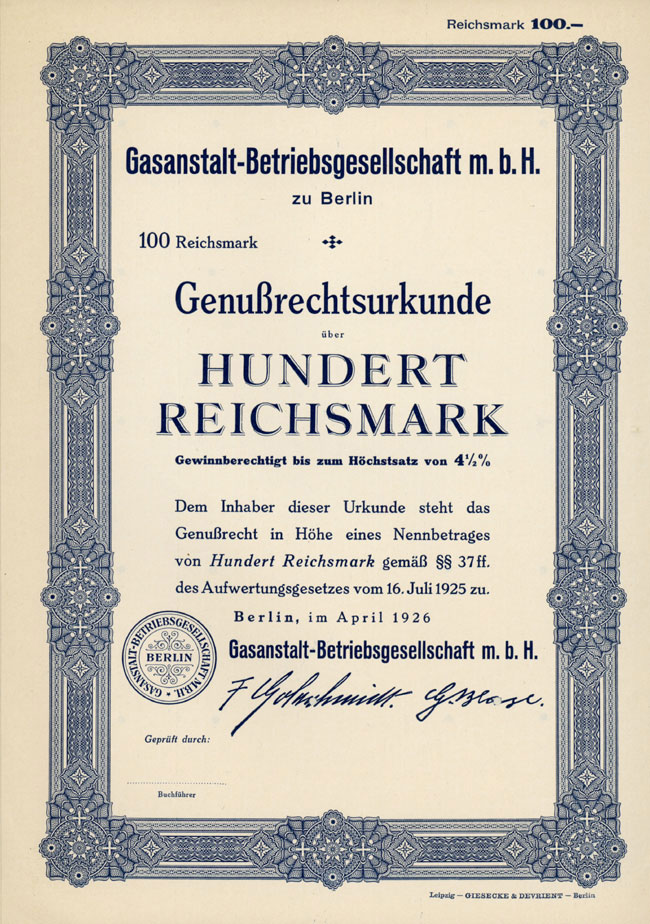 Gasanstalt-Betriebsgesellschaft m. b. H.