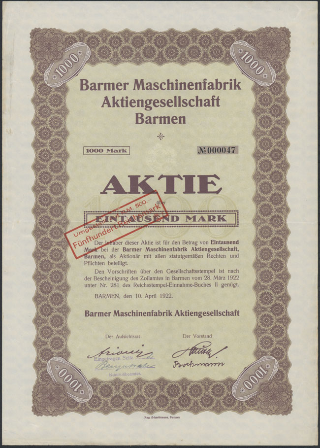 Barmer Maschinenfabrik AG