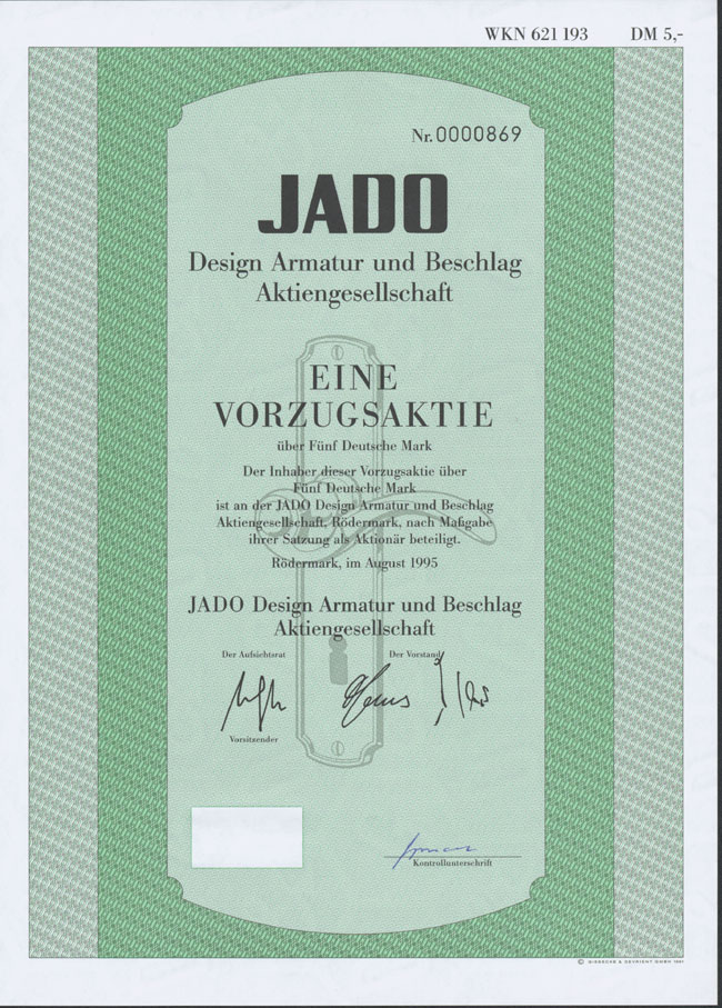 Jado Design Armatur und Beschlag AG