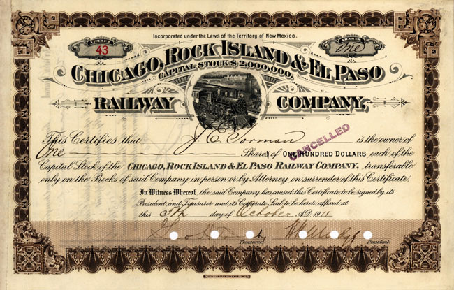 Chicago Rock Island & El Paso Railway Company 