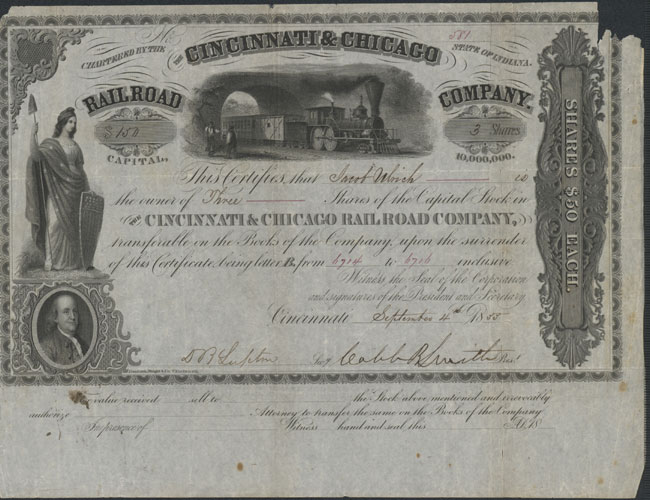 Cincinnati & Chicago Railroad Company