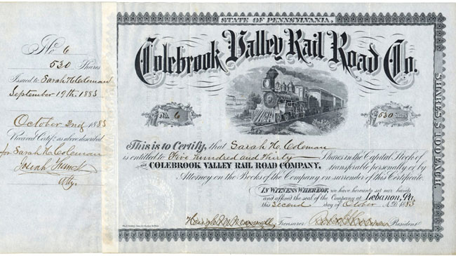 Colebrook Valley Rail Road Company