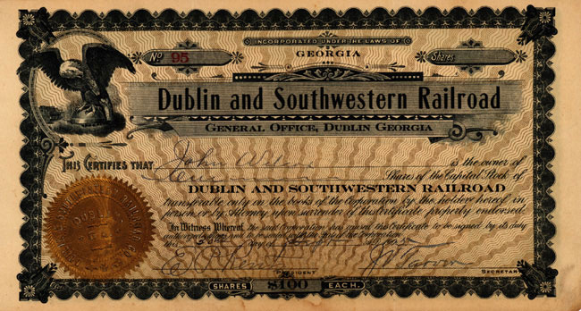 Dublin and Southwestern Railroad 