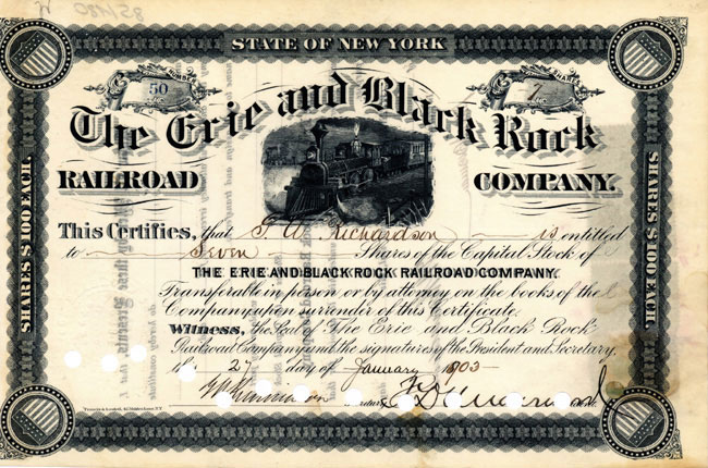 Erie and Black Rock Railroad Company 