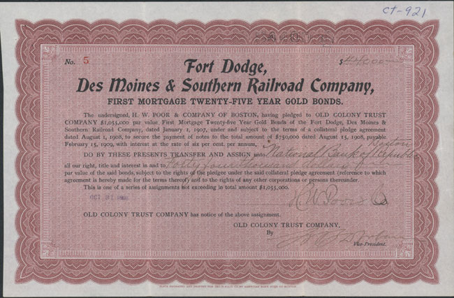 Fort Dodge, Des Moines & Southern Railroad Company