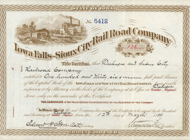 Iowa Falls & Sioux City Rail Road Company