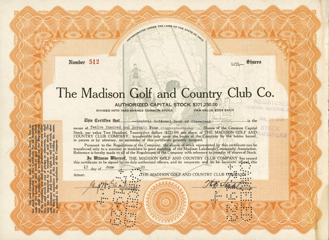 Madison Golf and Country Club Co.