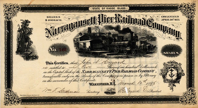 Narragansett Pier Railroad Company 