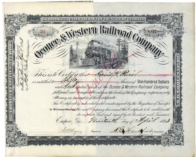 Oconee & Western Railroad Company