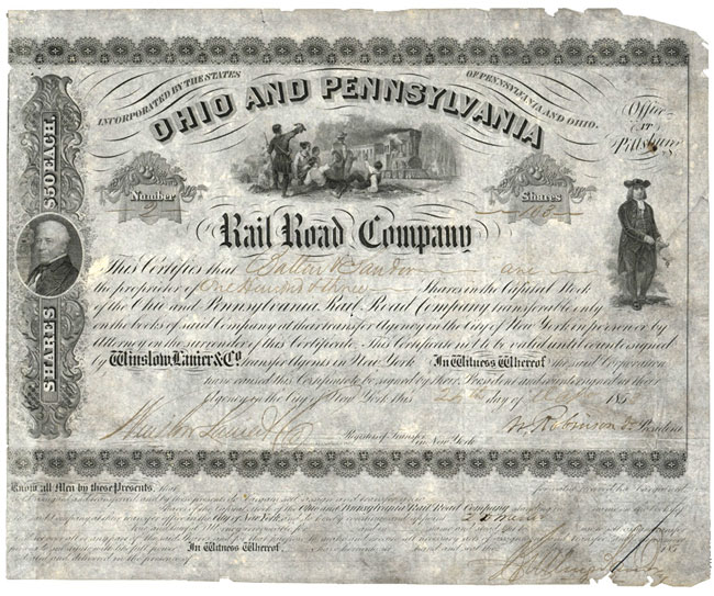 Ohio and Pennsylvania Rail Road Company