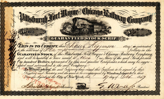 Pittsburgh Fort Wayne and Chicago Railway Company 
