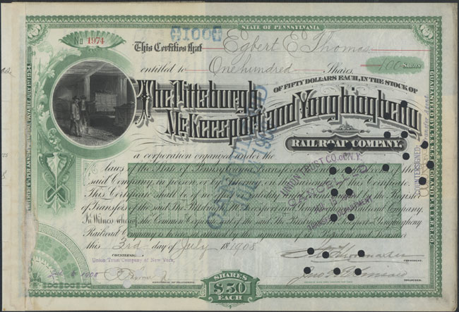 Pittsburgh McKeesport & Youghiogheny Railroad Company