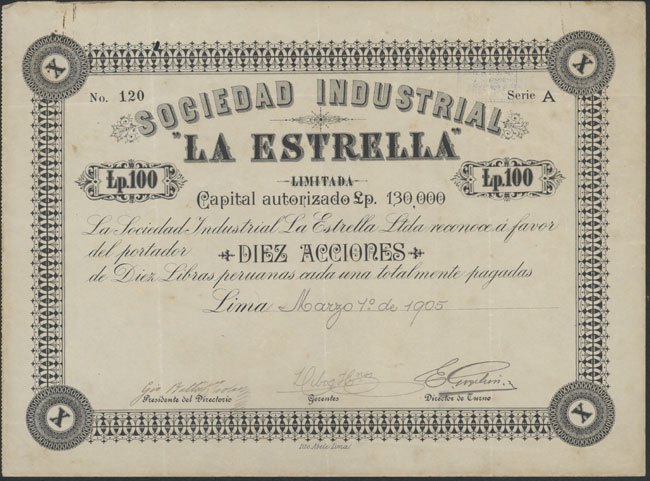 Sociedad Industrial "La Estrella"