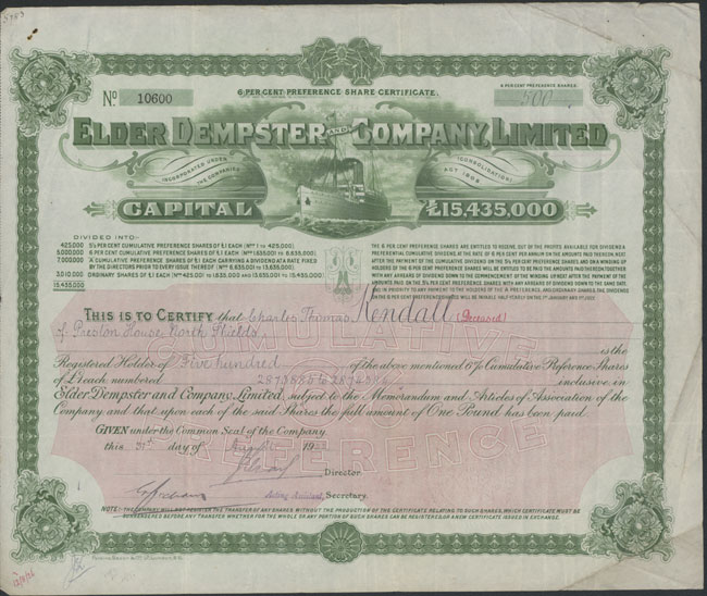 Elder Dempster and Company Limited