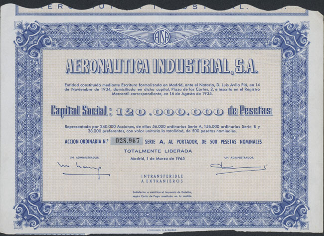 Aeronautica Industrial S. A.