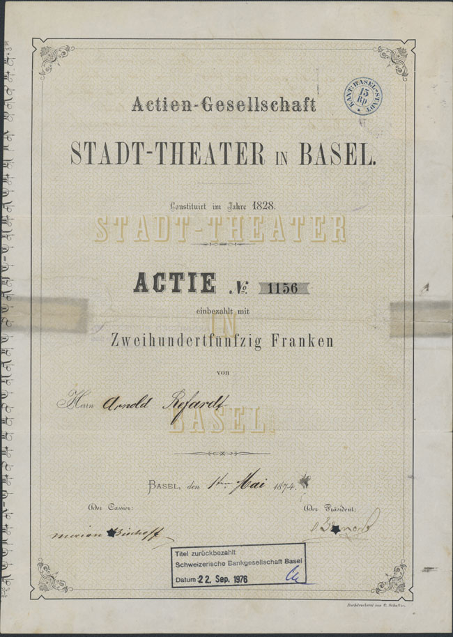 AG Stadt-Theater in Basel