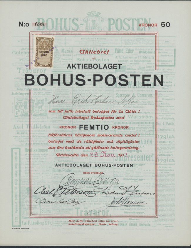 Aktiebolaget Bohus-Posten