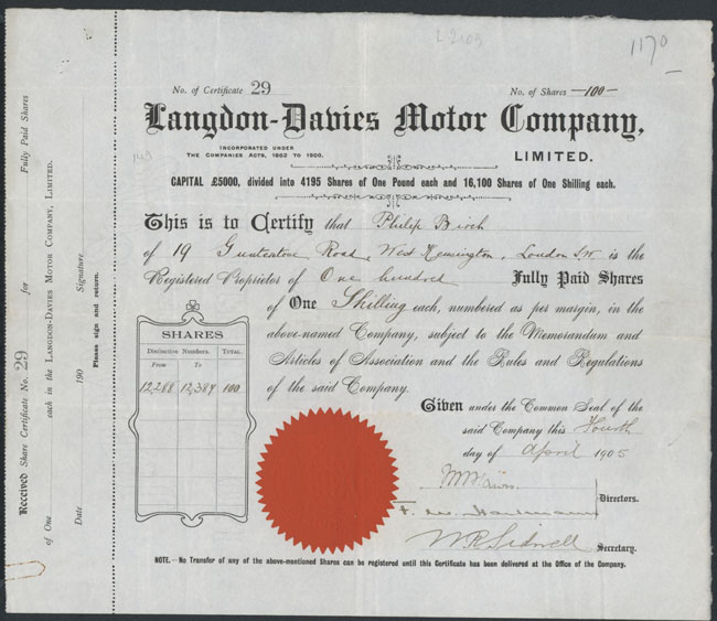 Langdon-Davies Motor Company