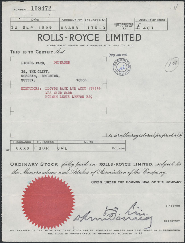 Rolls-Royce Limited 