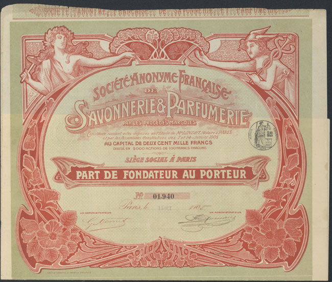 S.A.F. de Savonnerie & Parfumerie par les Procédes Margoles