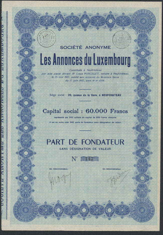 Société Anonyme Les Annonces du Luxembourg