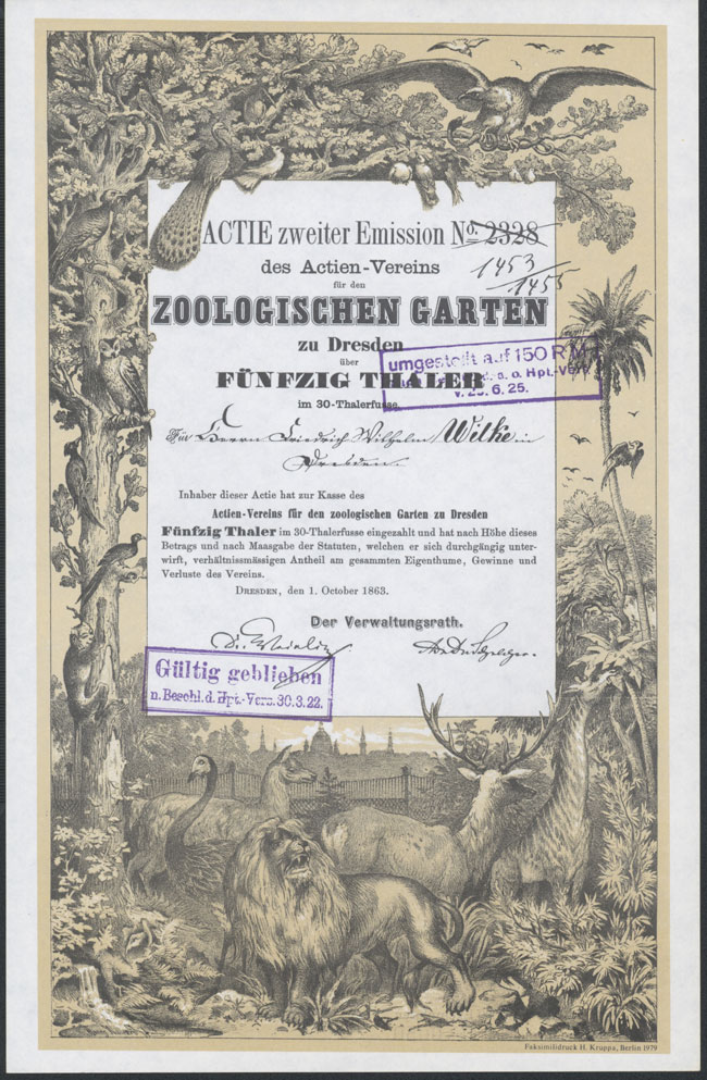 Actien-Verein Zoologischer Garten zu Dresden